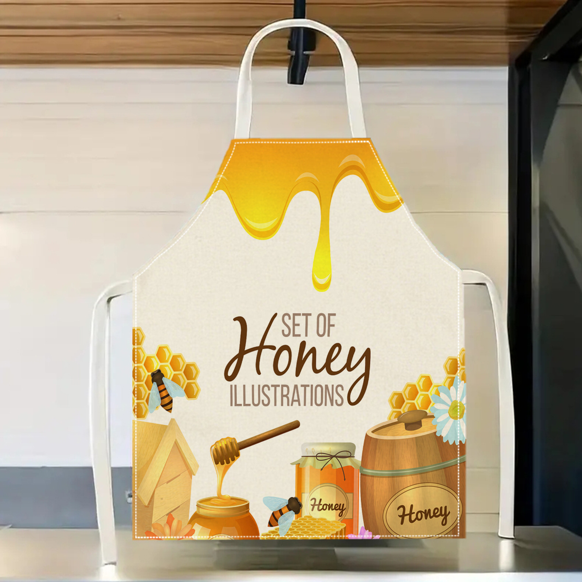 Home Cooking Ideas - 1 tablier abeille mignon, idéal pour