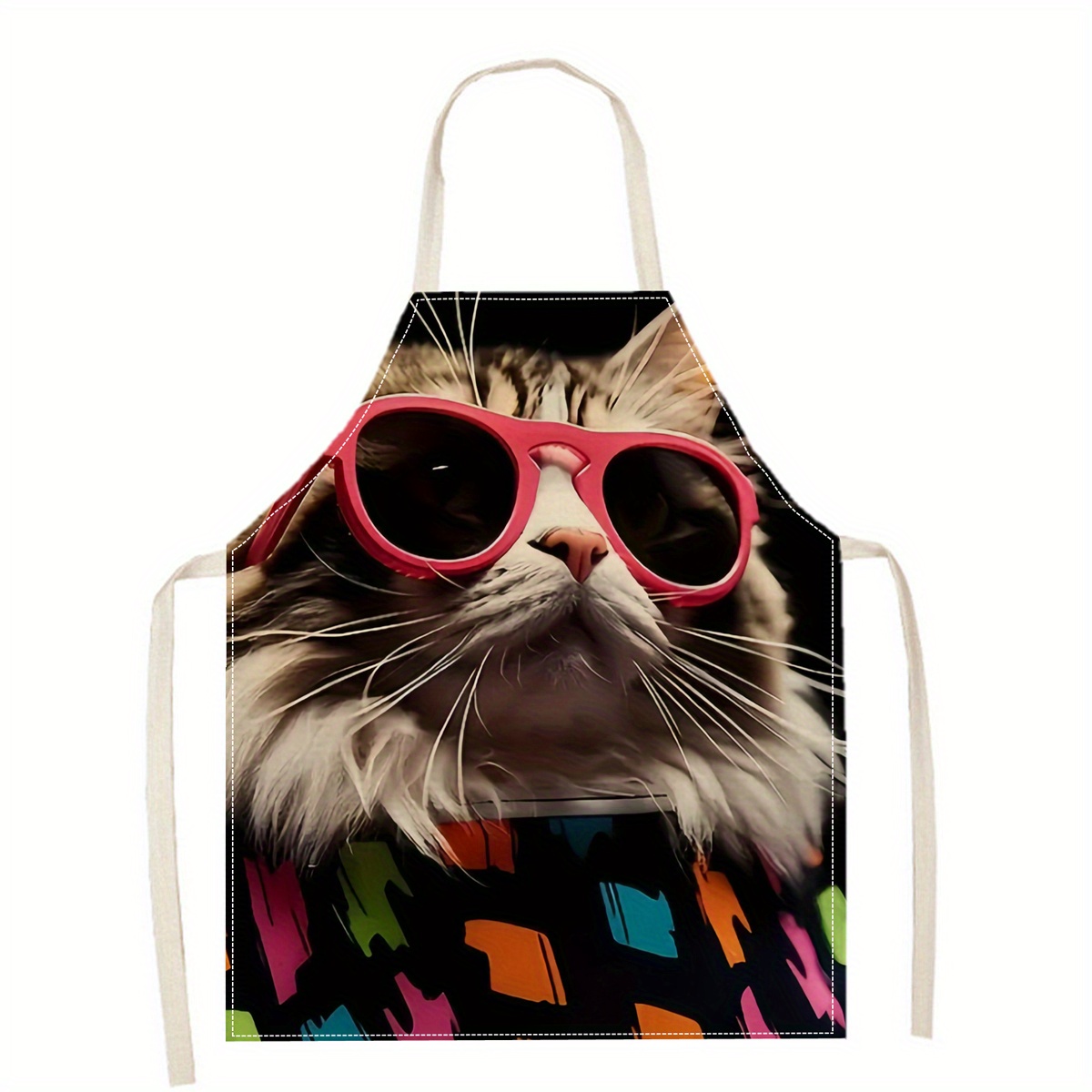 Home Cooking Ideas - Tablier en lin amusant avec imprimé