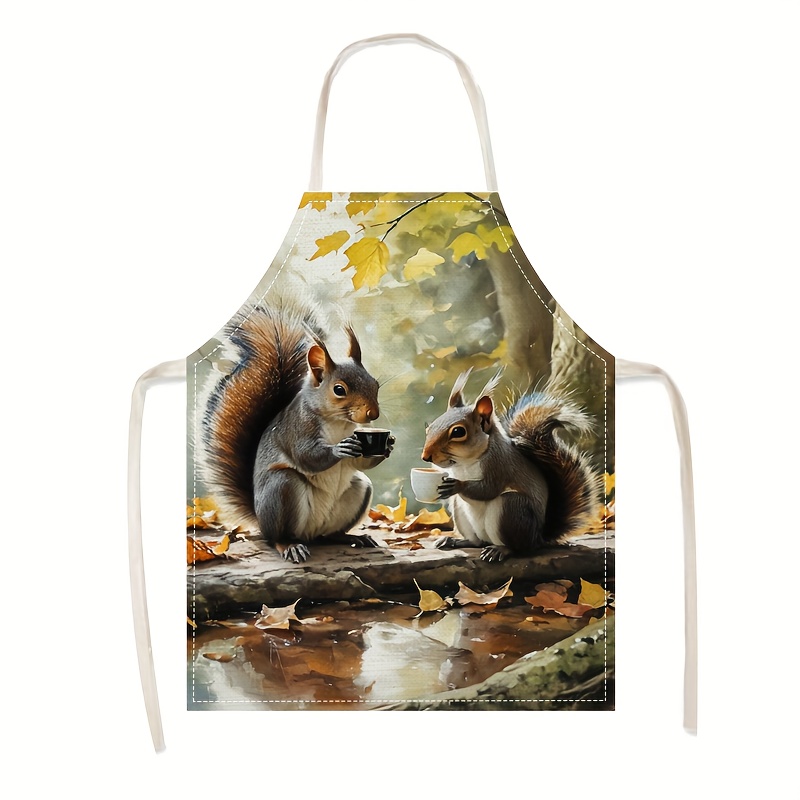 Tablier en lin imprimé scène d - Home Cooking Ideas avis et prix