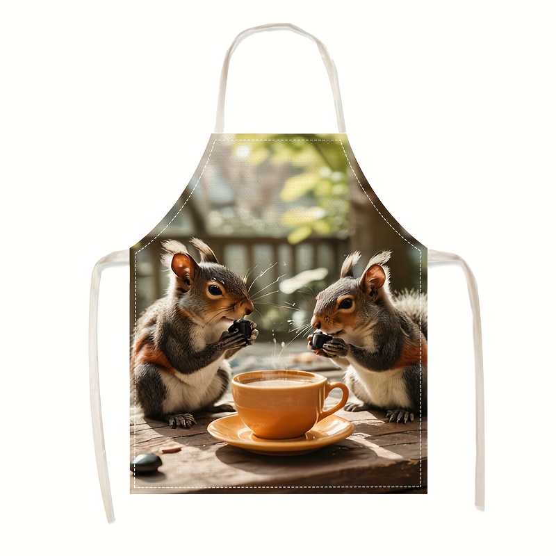 Tablier en lin imprimé scène d - Home Cooking Ideas avis et prix