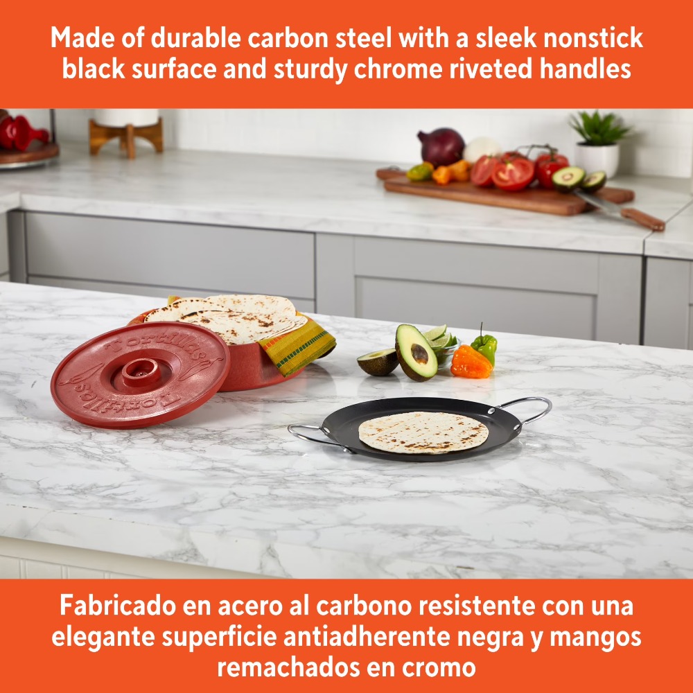 Plaque de cuisson ronde en aci - Comal Griddle Round avis et prix